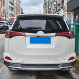 2016-2018 Toyota Rav4 IKON Rear Spoiler Lip Gloss Black ABS
