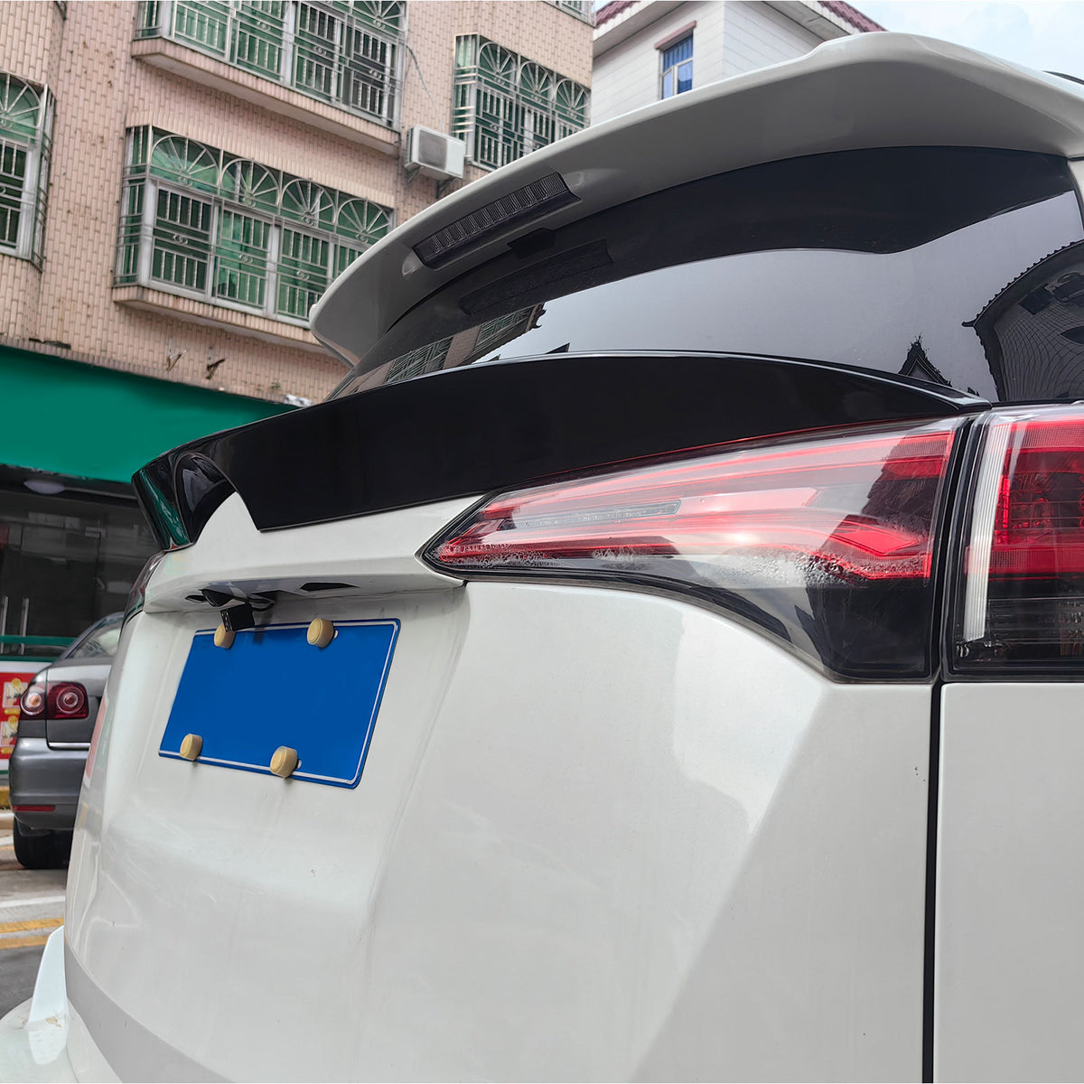 2016-2018 Toyota Rav4 IKON Rear Spoiler Lip Gloss Black ABS