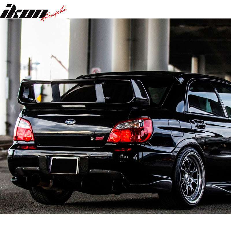 2002-2007 Subaru Impreza WRX STI Trunk Spoiler Stabilizer Add On 2PC