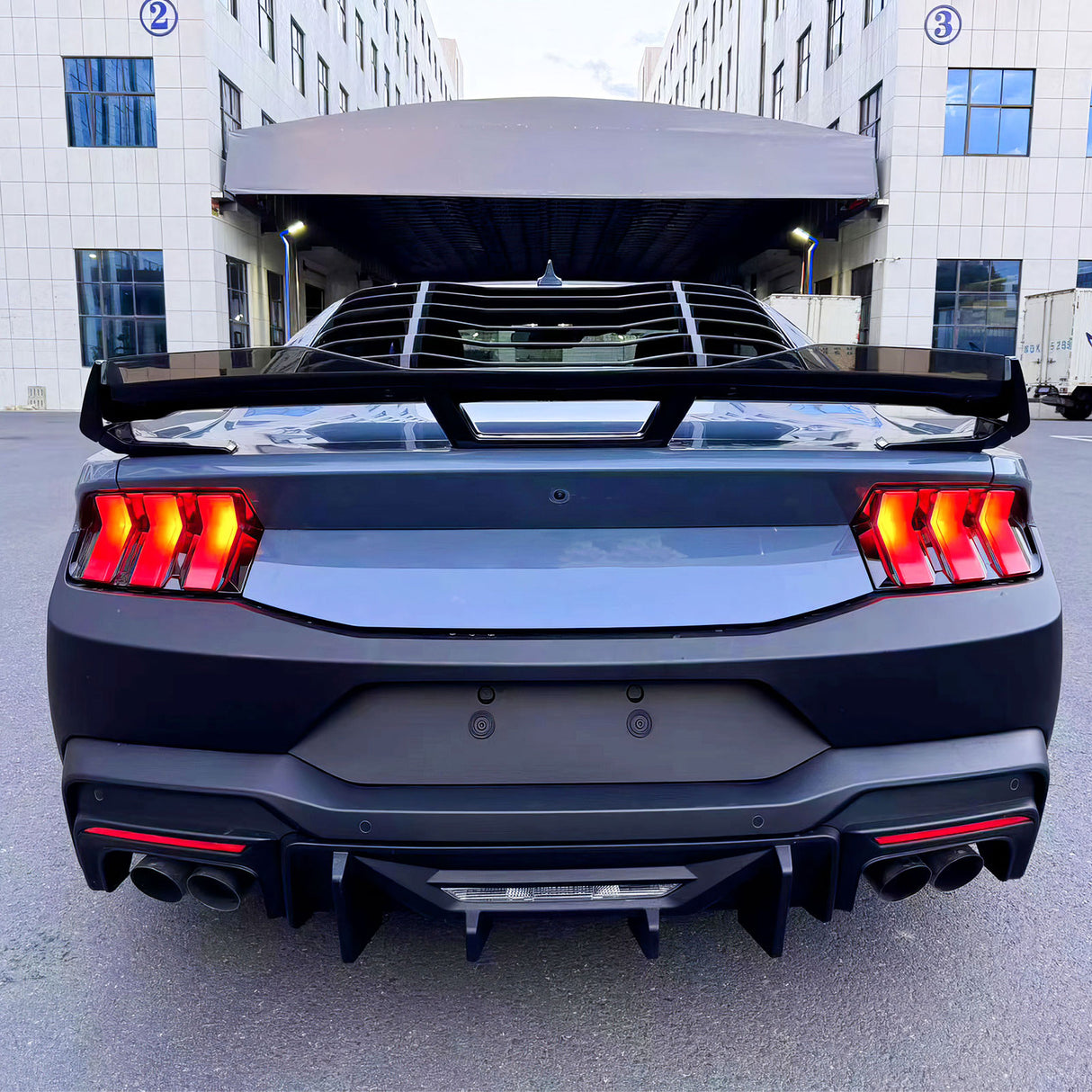 2024-2025 Ford Mustang 2DR Dark Horse Smoke Gurney Flap Wicker Bill PC