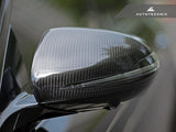 AutoTecknic Replacement Version II Dry Carbon Mirror Covers - Mercedes-Benz H247 GLA-Class