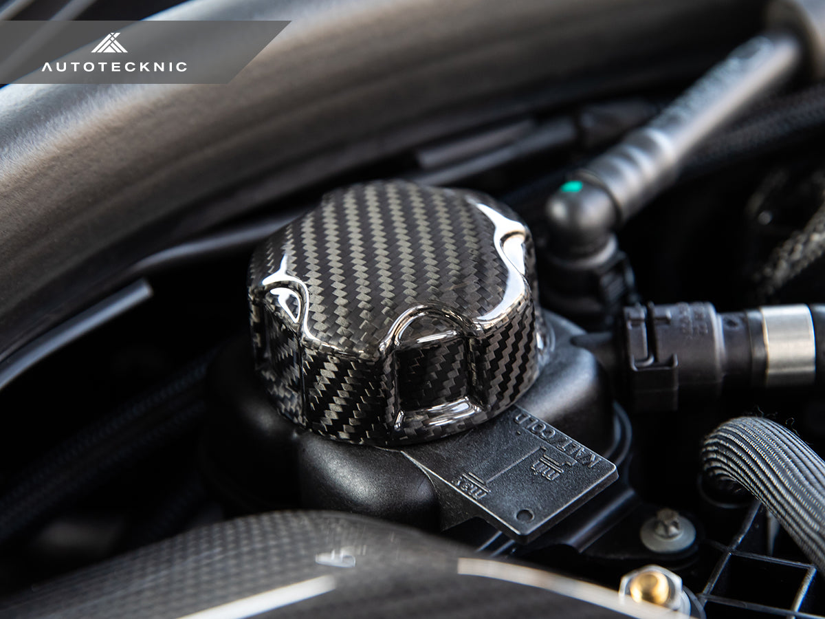 AutoTecknic Dry Carbon Charge Cooler Tank Cap Cover - G01 X3 | G02 X4