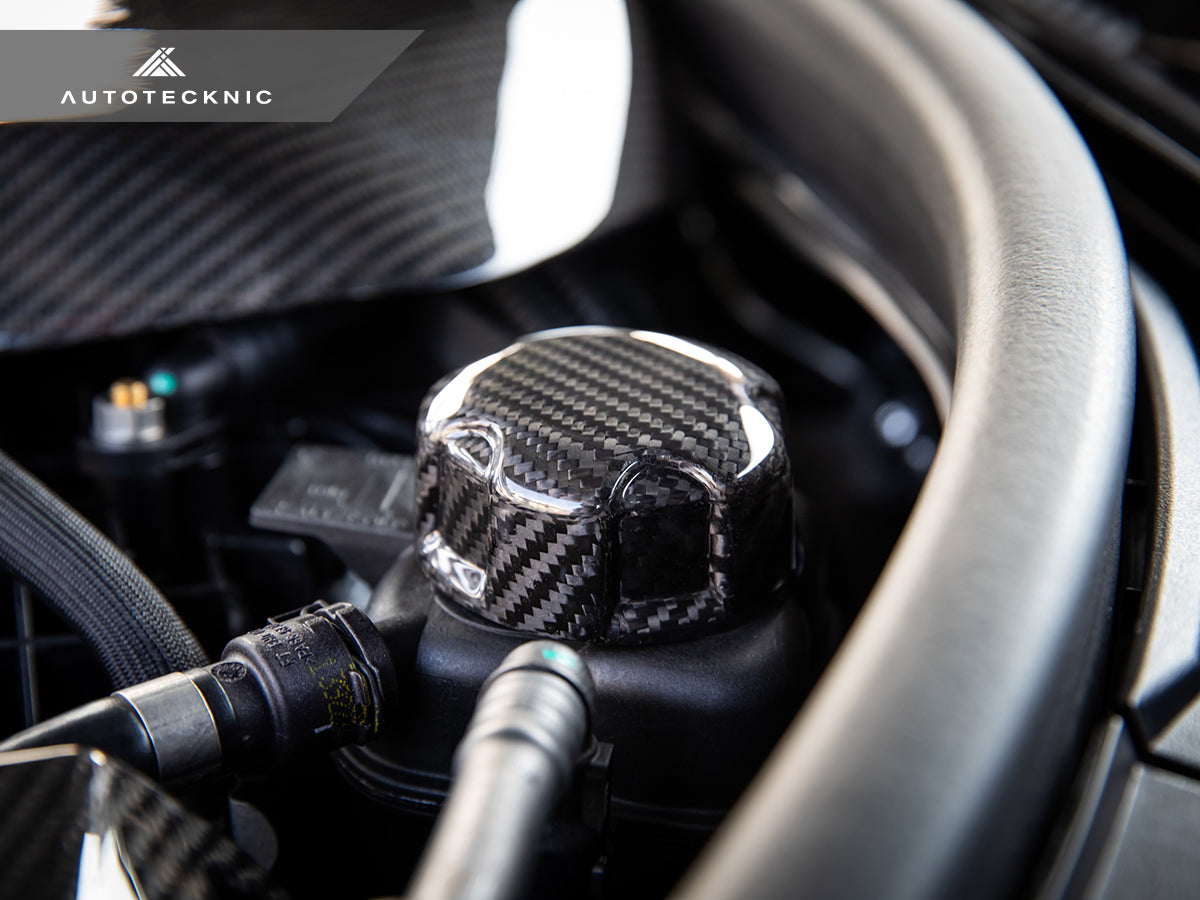 AutoTecknic Dry Carbon Charge Cooler Tank Cap Cover - G01 X3 | G02 X4