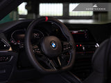 AutoTecknic LCI Carbon Steering Wheel Trim - G20/ G21 3-Series 2025-Up