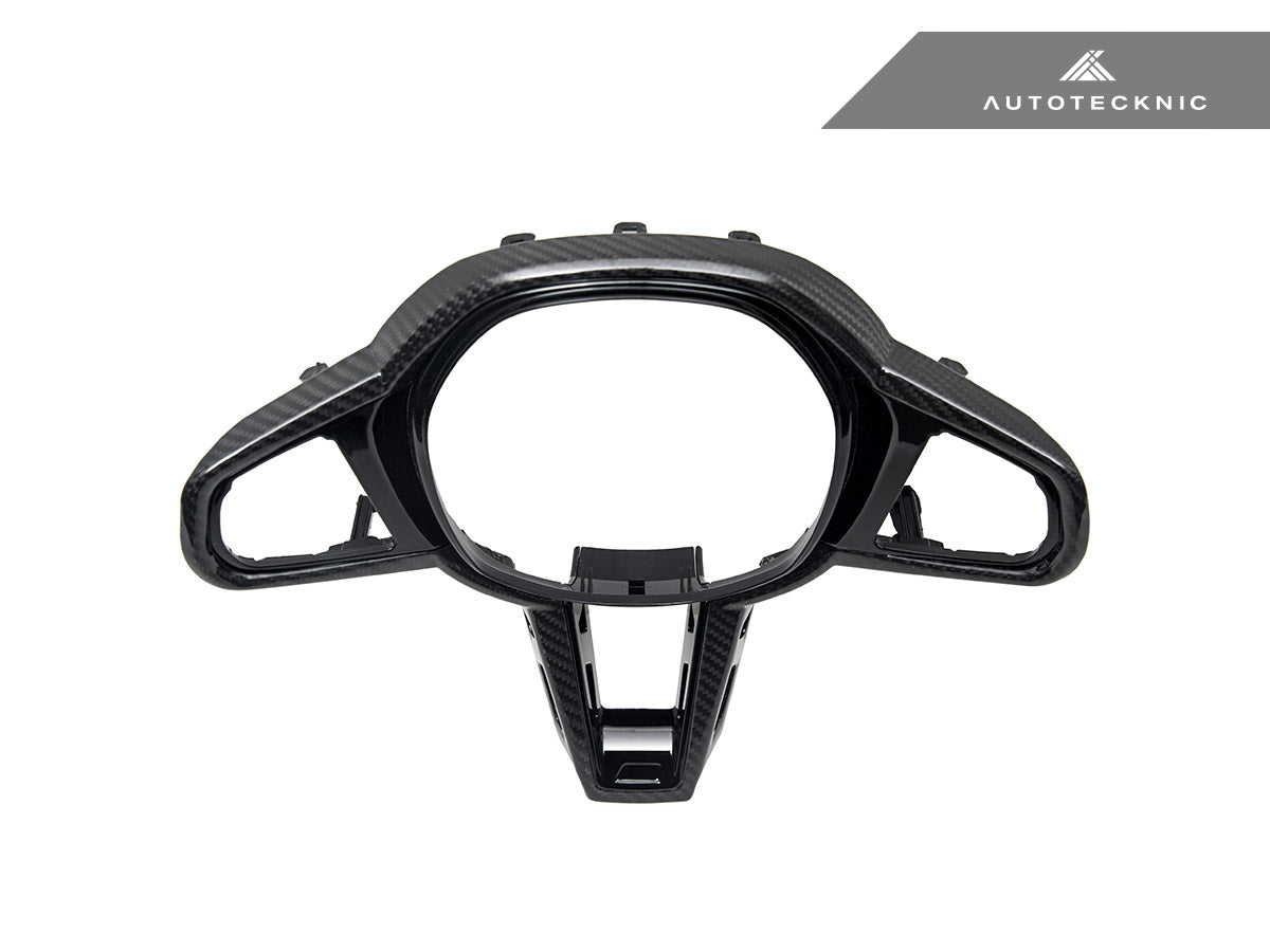 AutoTecknic LCI Carbon Steering Wheel Trim - G42 2-Series 2025-Up