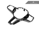 AutoTecknic Carbon Fiber Steering Wheel Trim - BMW G60/ G61 5-Series