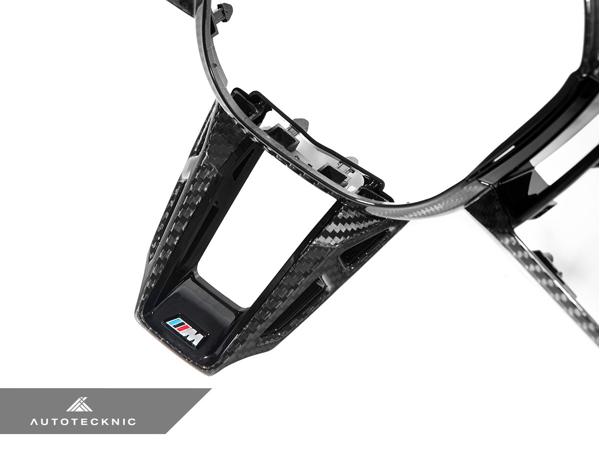 AutoTecknic Carbon Fiber Steering Wheel Trim - BMW G60/ G61 5-Series