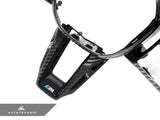 AutoTecknic Carbon Fiber Steering Wheel Trim - G45 X3 M-Sport