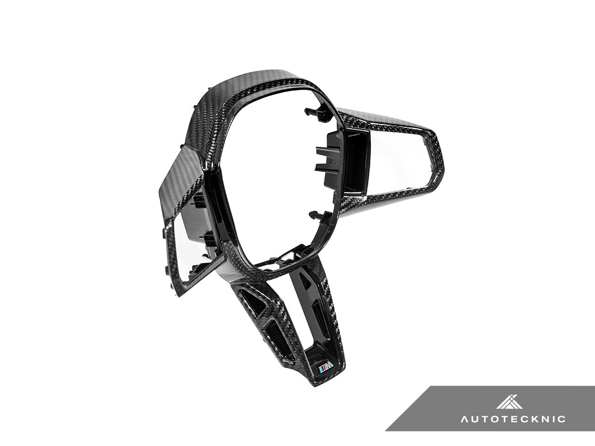 AutoTecknic Carbon Fiber Steering Wheel Trim - BMW G60/ G61 5-Series