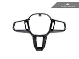 AutoTecknic Carbon Fiber Steering Wheel Trim - G45 X3 M-Sport