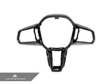 AutoTecknic Carbon Fiber Steering Wheel Trim - BMW G60/ G61 5-Series