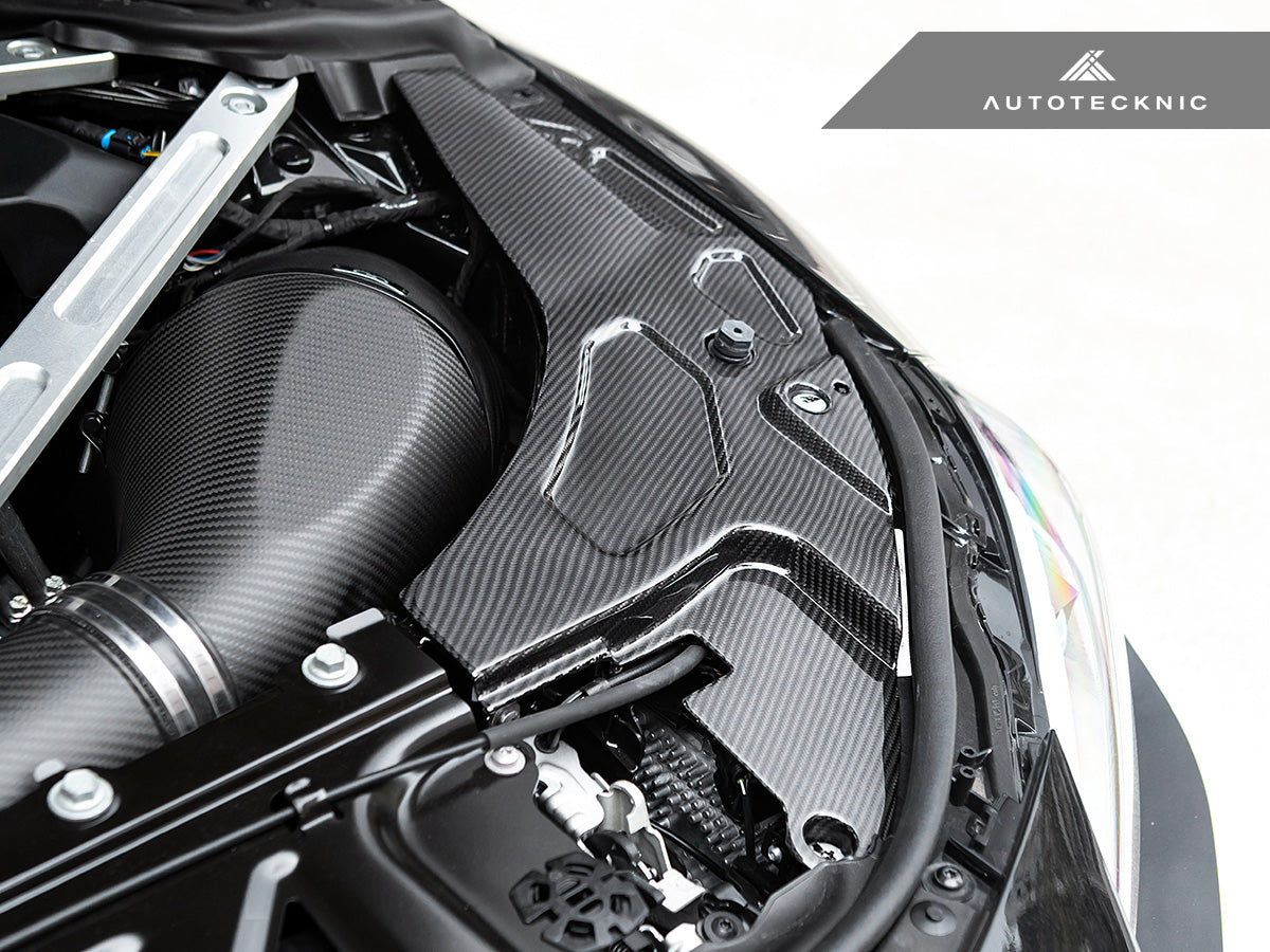 AutoTecknic Dry Carbon Engine Bay Trim Set - G87 M2
