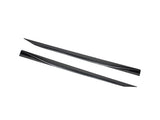 AutoTecknic Dry Carbon Fiber V2 Side Skirt Extension Set - G90/ G99 M5