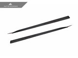 AutoTecknic Dry Carbon Fiber V2 Side Skirt Extension Set - G90/ G99 M5