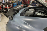 2016-2025 Audi R8 GEN2 Coupe ONLY GT Style DRY Carbon Fiber Trunk Wing with Base and Aluminum Legs