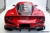 2019-2024 Ferrari F8 MSY Style Autoclave Carbon Fiber Rear Diffuser