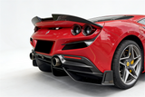 2019-2024 Ferrari F8 MSY Style Autoclave Carbon Fiber Rear Diffuser