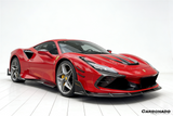 2019-2024 Ferrari F8 MSY Style Autoclave Carbon Fiber Front Hood Vent Trims