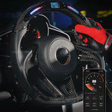 BMW F-Series Carbon Fiber LED Race Display Steering Wheel – Performance Interior Upgrade