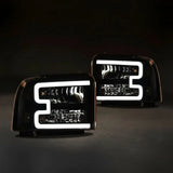 LED DRL Bar Headlight Assembly for 2005–2007 Ford F-250/F-350/F-450/F-550 Super Duty & 2005 Excursion – Chrome