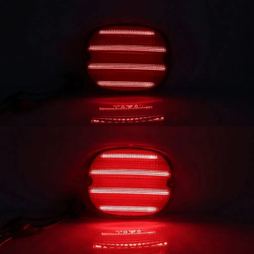 OE-Style Red LED Tail Light Kit for Chevrolet Corvette C4 1990–1996 | 4-Piece Rear Brake, Turn & Parking Lamp Set