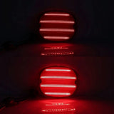 OE-Style Red LED Tail Light Kit for Chevrolet Corvette C4 1990–1996 | 4-Piece Rear Brake, Turn & Parking Lamp Set