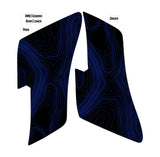 Topo Rear Interior Lower Door Card Insert Overlays (Printed Series) - 2021+ Bronco 4 Door