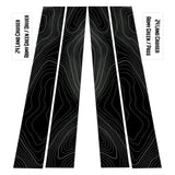 Topographic B Pillar Overlays - 2024+ Land Cruiser / GX 550