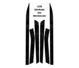 Topographic Rear Trim Overlays (6pcs) - 2024+ Land Cruiser / GX 550