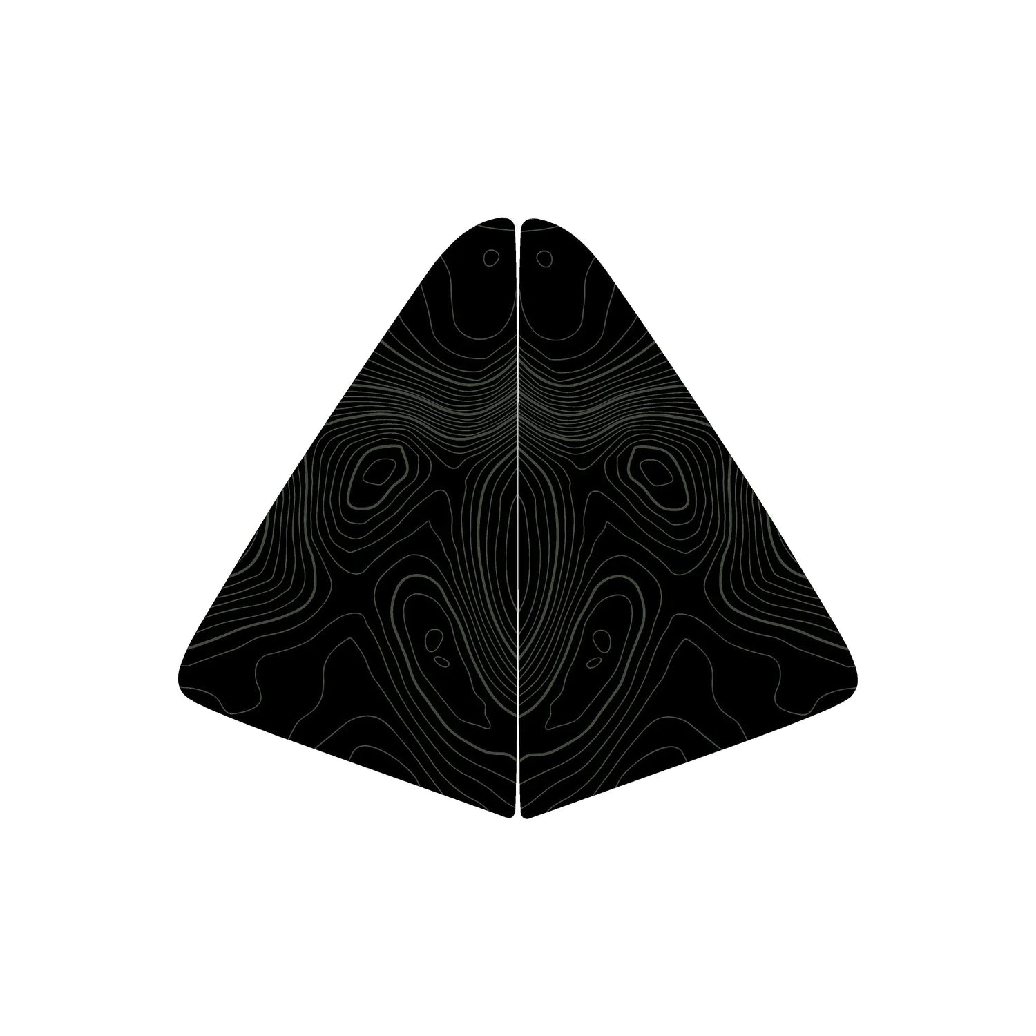 Topographic Rear Vent Window Overlay (Perforated) - 2025+ 4Runner