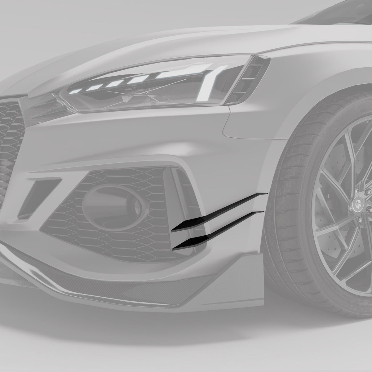 Audi RS5 B9.5 Facelift Sportback Carbon Fiber Canards