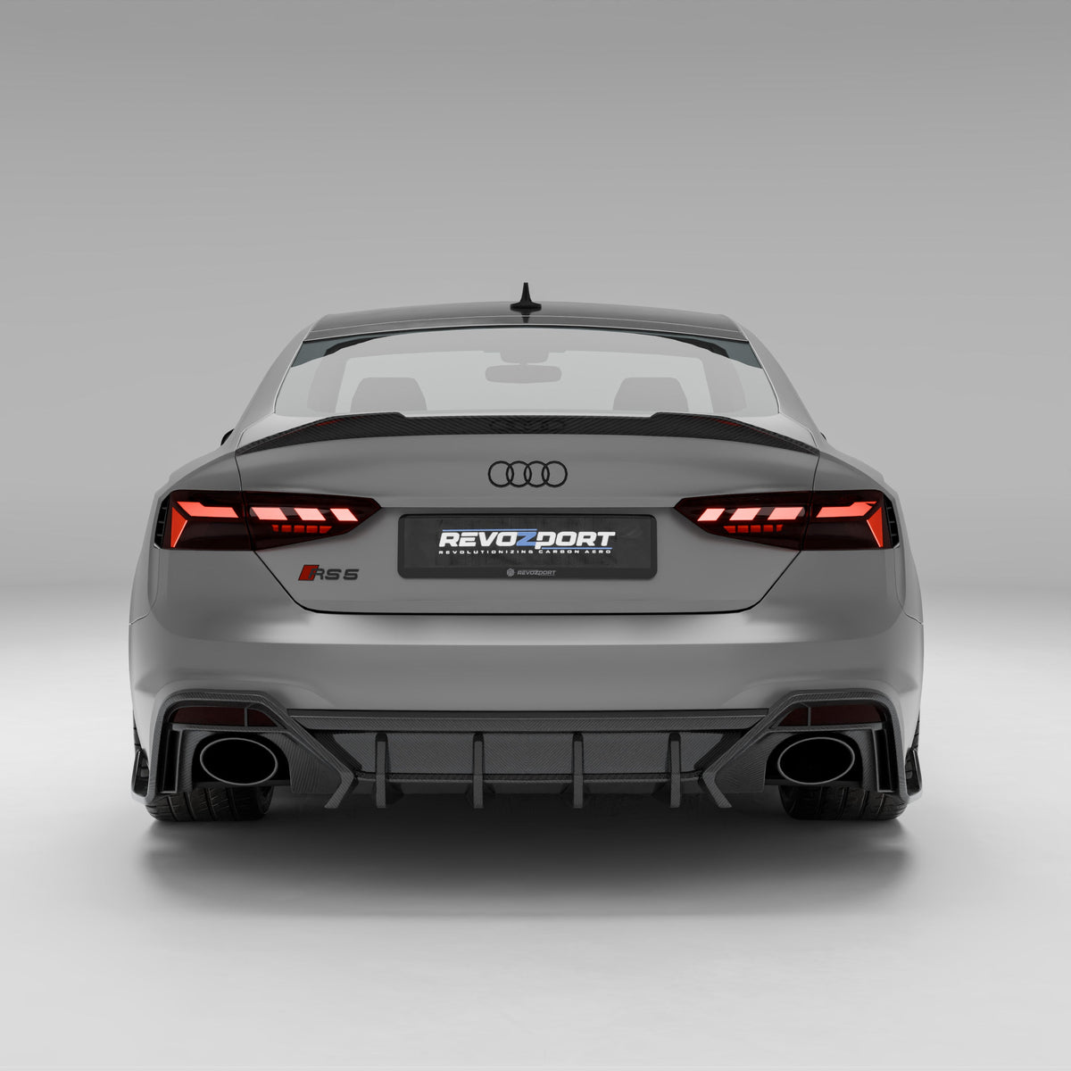 Audi RS5 B9.5 Facelift Sportback Carbon Fiber Rear Diffuser