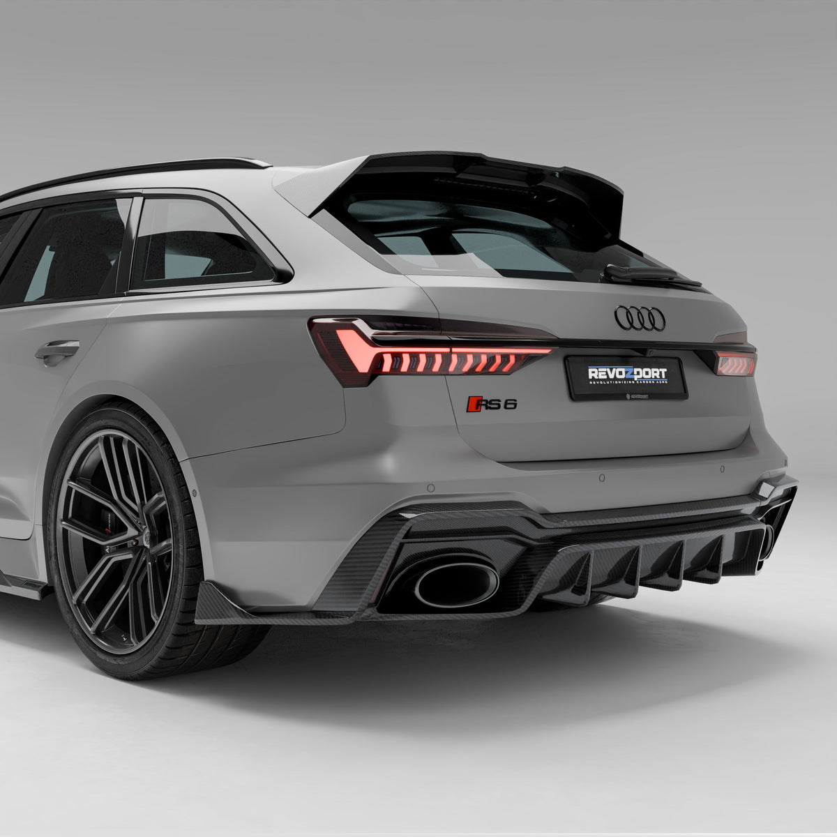 Audi RS6 C8 Carbon Fiber Rear Diffuser