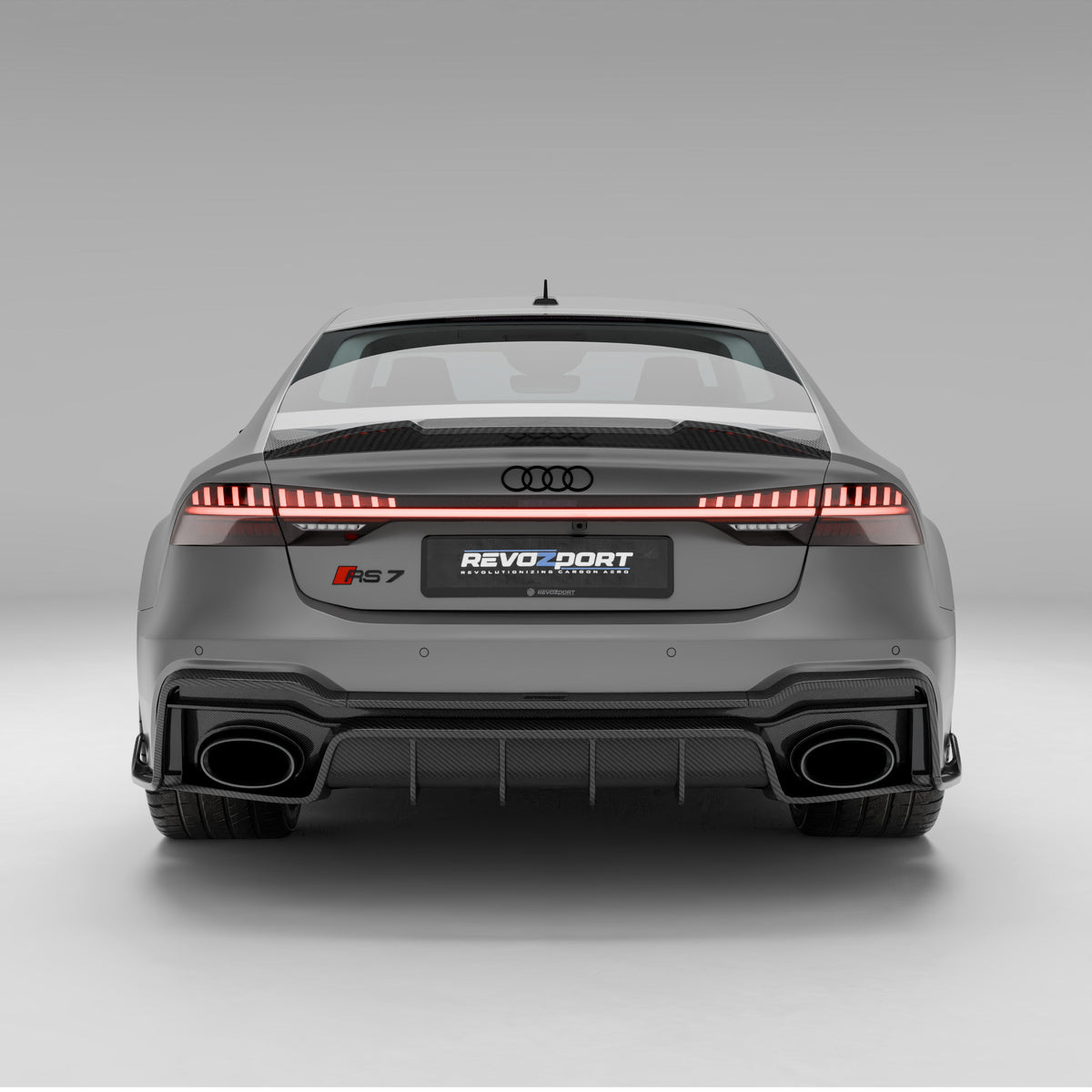 Audi RS7 C8 Carbon Fiber Rear Diffuser