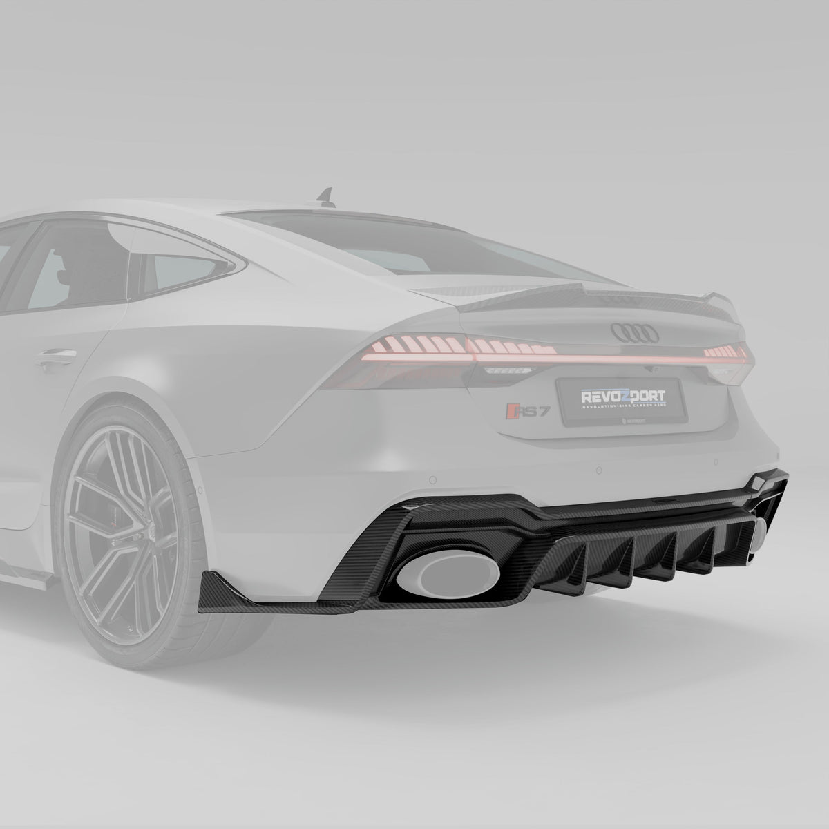 Audi RS7 C8 Carbon Fiber Rear Diffuser