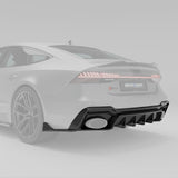 Audi RS7 C8 Carbon Fiber Rear Diffuser