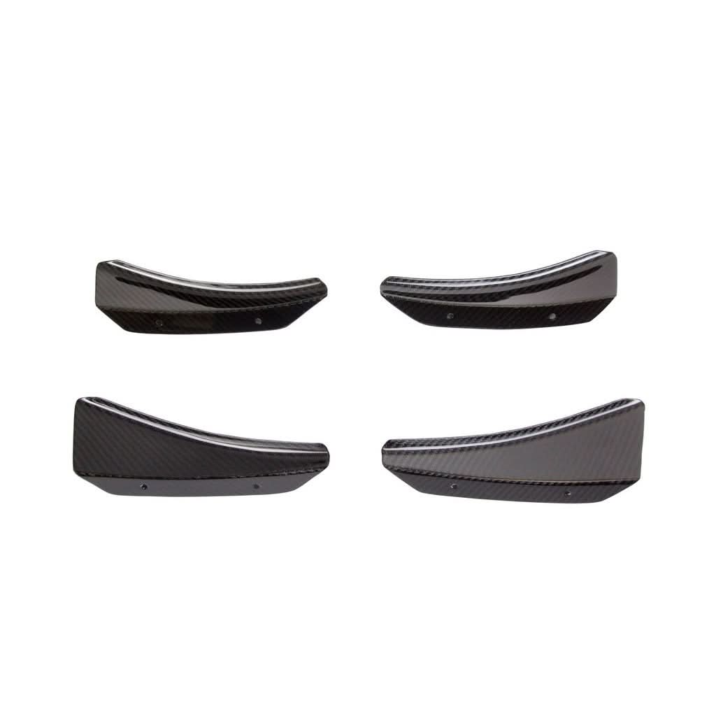 Audi R8 Carbon Fiber Front Bumper Canards 2016-2018