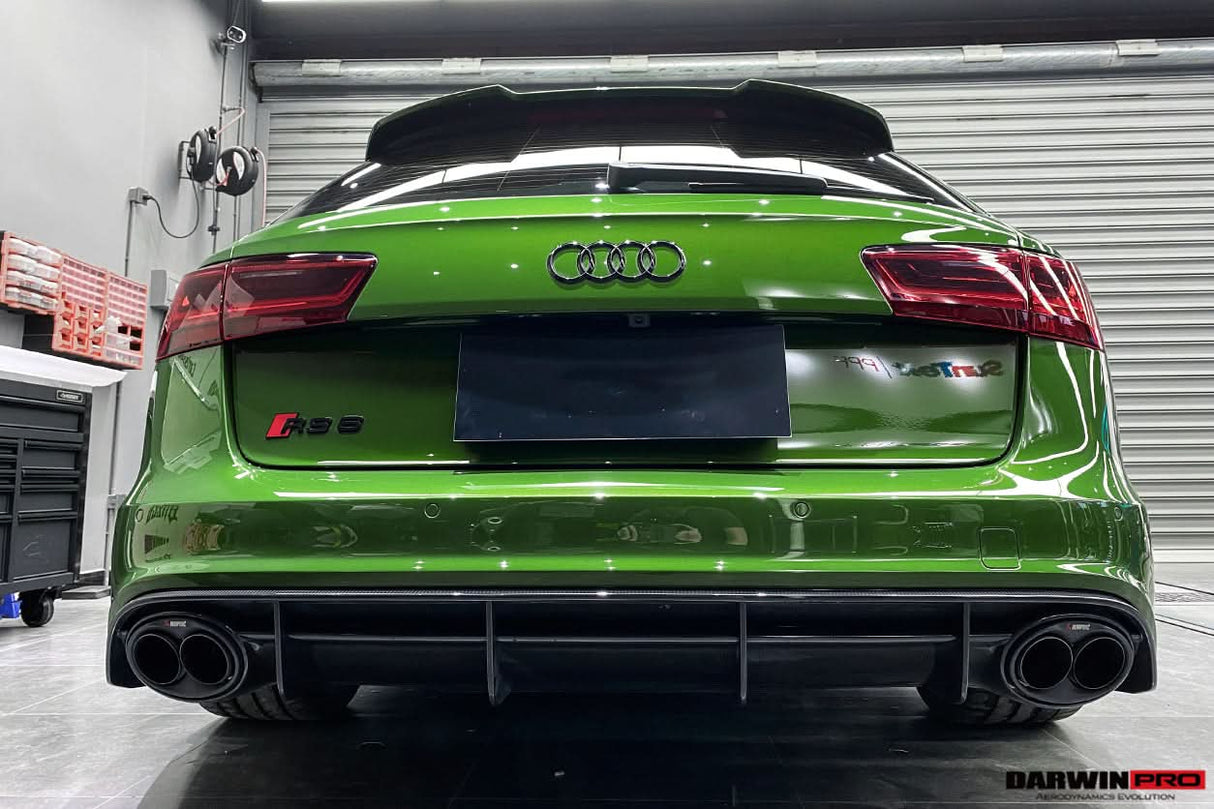 2013-2018 Audi RS6 Avant Carbon Fiber Rear Lip