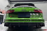 2013-2018 Audi RS6 Avant Carbon Fiber Rear Lip