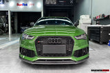 2013-2018 Audi RS6 Avant Carbon Fiber Carbon Fiber Front Lip