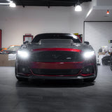 2015-2017 Ford Mustang Projector Headlights S650 Style LED Amber Sequential Turn Signals