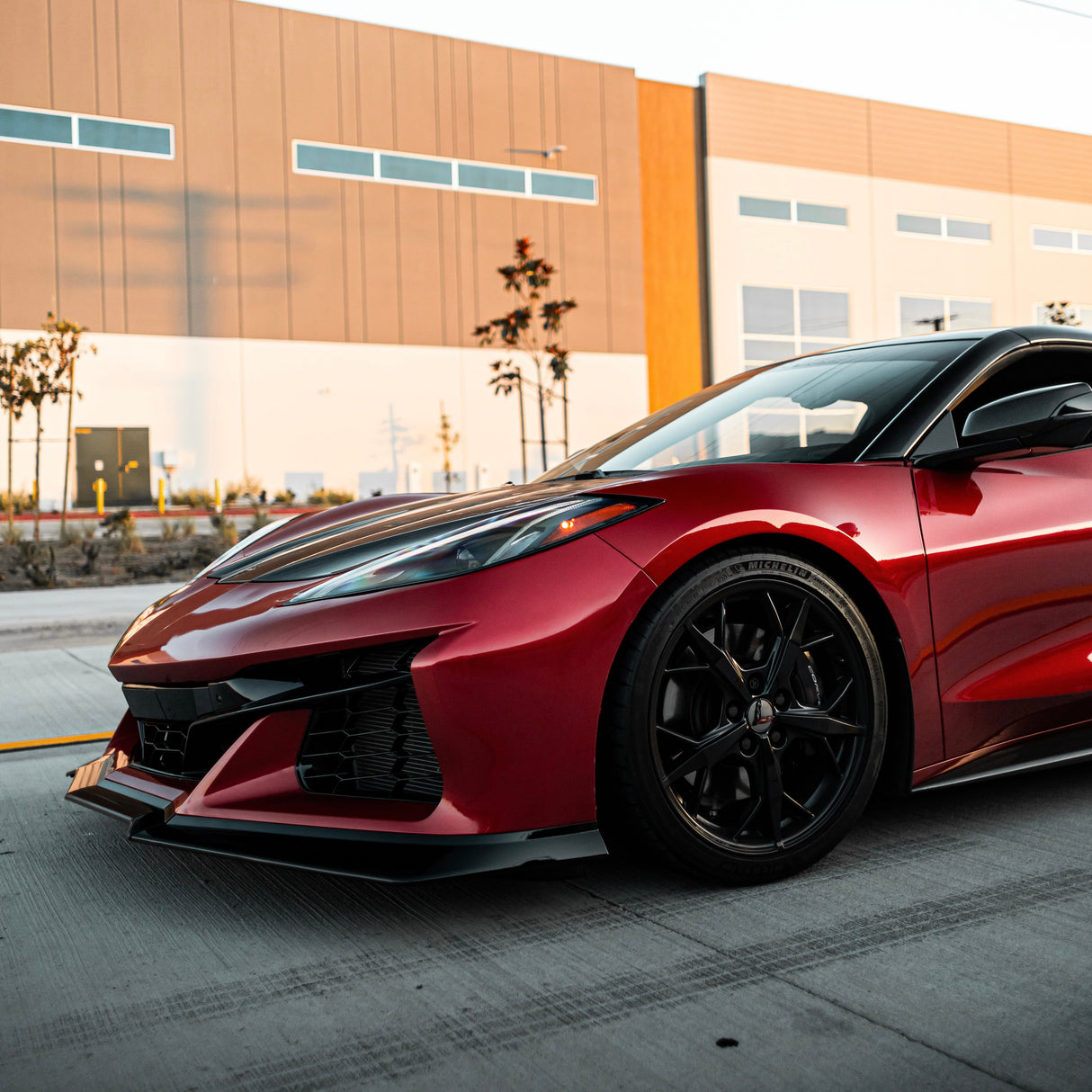 2020-2024 Corvette C8 Stingray Z06 Track Package 15pcs Full Conversion Front Bumper Body Kit