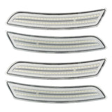 2016-2025 Camaro Clear Lens White Dynamic Animation LED Side Markers Set
