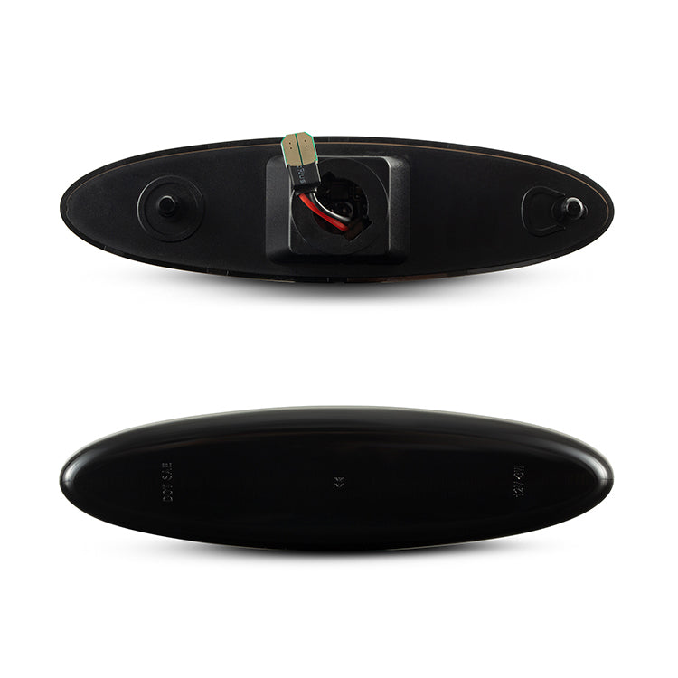 1997-2004 Corvette C5 Rear Bumper Smoke Lens White LED Side Markers
