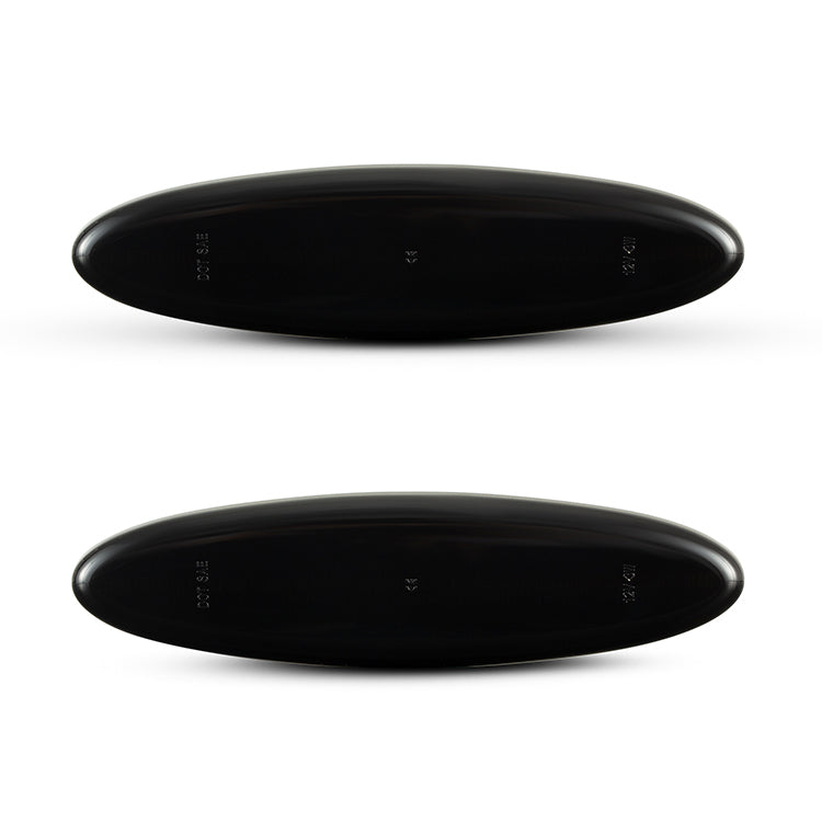 1997-2004 Corvette C5 Rear Bumper Smoke Lens White LED Side Markers