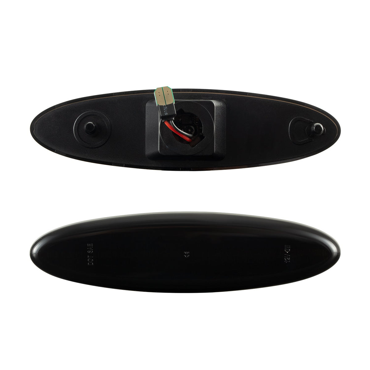 1997-2004 Corvette C5 Rear Bumper Smoke Lens White Dynamic Animation LED Side Markers