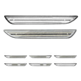 2015-2023 Mustang S550 Clear Lens White Dynamic Animation LED Side Markers