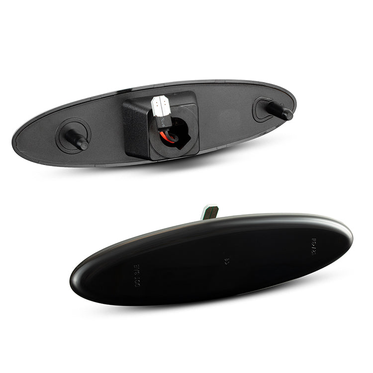 1997-2004 Corvette C5 Rear Bumper Smoke Lens White LED Side Markers