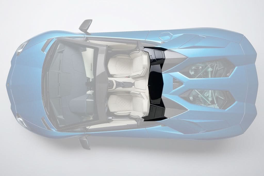 DarwinPRO 2011-2016 Lamborghini Aventador LP700 Roadster OE Style Carbon Fiber Convertible Roof Panel Replacement