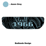 1966 Topographic Shifter Plate (Printed Series + Acrylic) - 2021+ Bronco